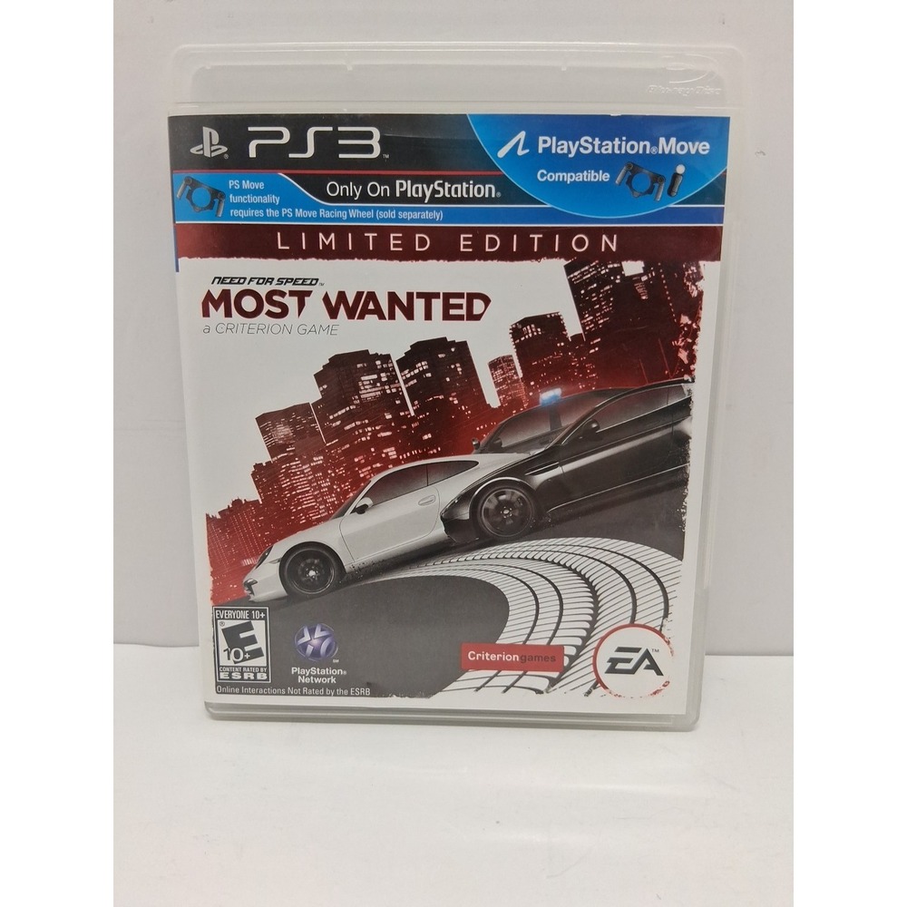 Need for Speed: Most Wanted -- Limited Edition (Sony PlayStation 3, 2012)